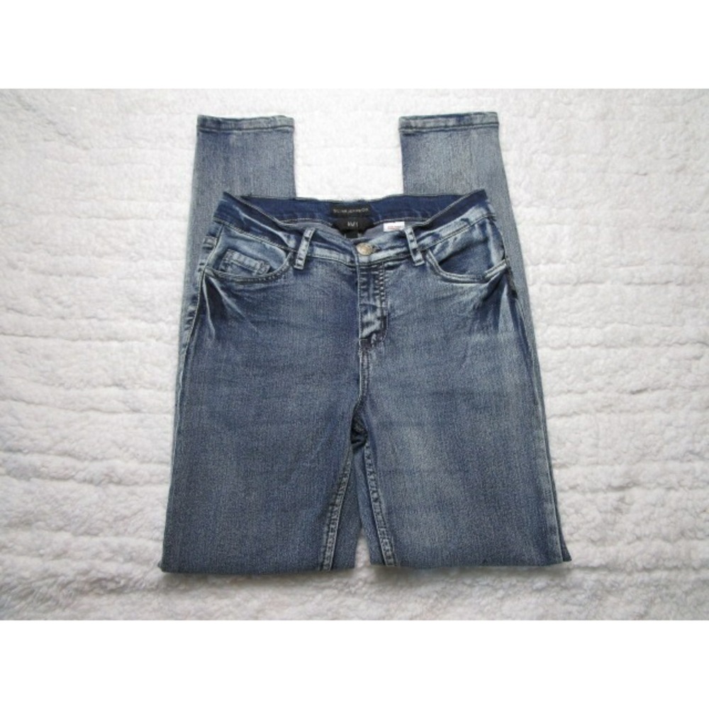 Silver Jeans Girls Jeans Amy Size 14 Acid Wash Mid Rise Adjustable Waist Youth